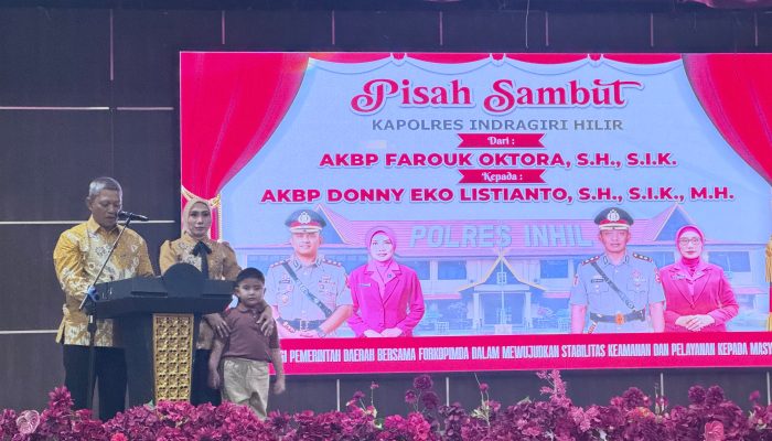 Pisah Sambut Kapolres Indragiri Hilir, Komitmen Perkuat Sinergi dan Pelayanan kepada Masyarakat