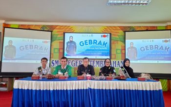 Bentengi Pelajar dari Narkoba, Mahasiswa Kukerta UNRI dan DPC GRANAT Gelar Program “GEBRAK” di SMAN 1 Tembilahan