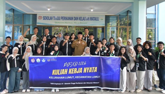Wakil Bupati Tapanuli Tengah Lepas Peserta KKN VI STPK Matauli Pandan Tahun 2026