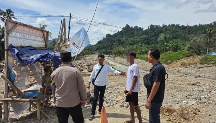 Gelar Operasi Pekat Toba 2026, Polsek Sibabangun Amankan Pelaku Pungli di Jembatan Anggoli