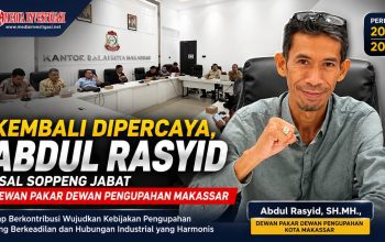 Kembali Dipercaya, Abdul Rasyid Asal Soppeng Jabat Dewan Pakar Dewan Pengupahan Makassar