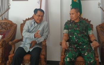 Bupati Jhon Kenedy Azis Terima Kunjungan Danrem 032/Wirabraja, Perkuat Sinergi TNI dan Pemerintah Daerah
