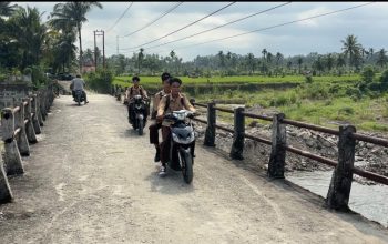 Jembatan Darurat Batang Anai Difungsikan, Jembatan Permanen Segera Dibangun
