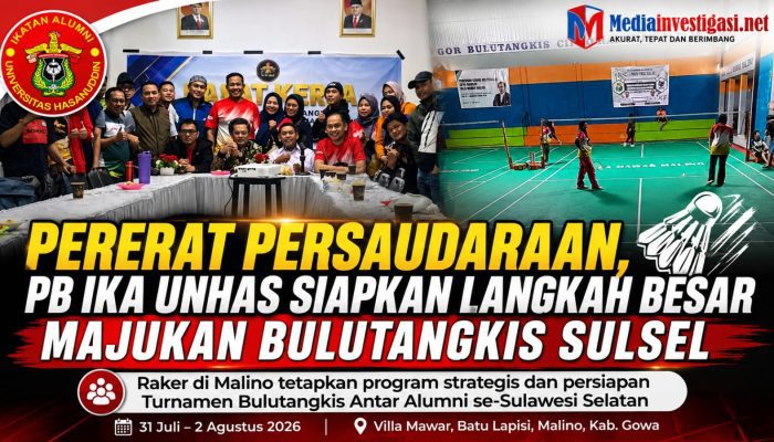 Pererat Persaudaraan, PB IKA Unhas Siapkan Langkah Besar Majukan Bulutangkis Sulsel