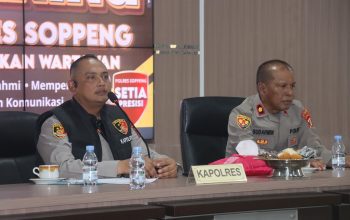 Polres Soppeng dan Wartawan Perkuat Sinergi, Kapolres: Jangan Pernah Persulit Masyarakat