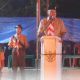 Upacara Api Unggun Peringatan HUT Ke-65 Gerakan Pramuka Kabupaten Nias Utara Di Pimpinan Bupati