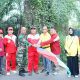 Semarakkan HUT RI ke-81, Warga Sungai Gantang Arak Bendera Merah Putih Sepanjang 1.081 Meter