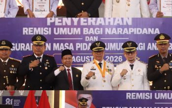 Semarak HUT ke-81 RI, Lapas Kelas IIA Bukittinggi Gelar Penyerahan Remisi bagi Warga Binaan