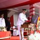Wakil Bupati Tapteng Bertindak Selaku Inspektur Upacara, Penurunan Bendera HUT ke-81 RI di Kabupaten Tapanuli Tengah Berjalan Khidmat