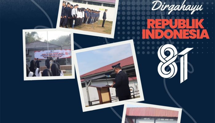 Lapas Kelas IIA Bukittinggi Gelar Upacara HUT ke-81 Kemerdekaan RI, Wujudkan Semangat Indonesia Berdaulat, Adil, dan Makmur