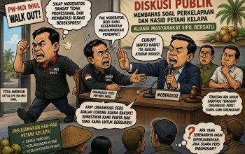 PW MOI Inhil Soroti Sikap Moderator dalam Diskusi Publik soal Petani Kelapa