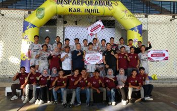 Bupati Inhil Apresiasi Semangat Sportivitas pada Turnamen Futsal HUT RI ke-81