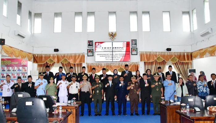 Peringatan Hari Jadi ke-81 Tapanuli Tengah, Diawali Rapat Paripurna Istimewa