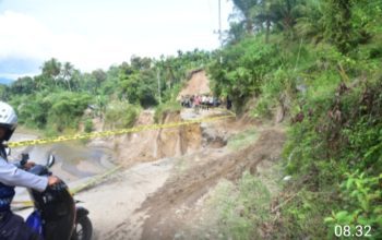 Penanganan Longsor di Padang Pariaman Dipercepat, Jalan Darurat Jadi Prioritas