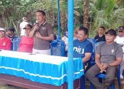 Plt. Camat Kecamatan Buko, Sahran Sandang Buka Laga Pertandingan Bola Kaki U-45 Dispondori NIU MAX Dalam Rangka Memeriahkan HUT RI Ke-81