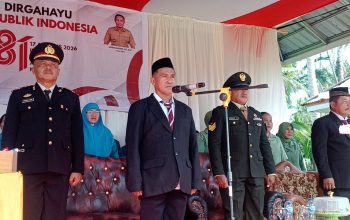 Plt. Camat Kecamatan Buko Sahran Sandang Jadi Inspektur Pimpin Upacara HUT Kemerdekaan RI Ke-81 Tahun 2026 Di Lapangan Tataba
