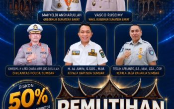 Pemprov Sumbar Berlakukan Pemutihan Pajak Kendaraan Bermotor
