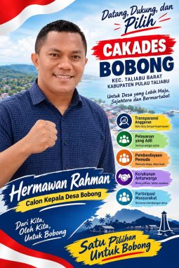 Hermawan Rahman Adalah Sosok Pemimpin Cerdas Masuk Pada Bursa Calon Kepala Desa (Cakades) Kota Bobong