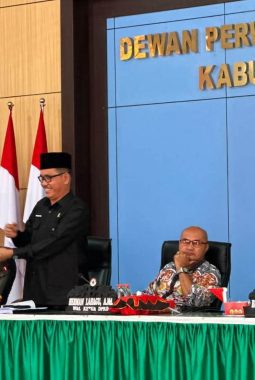 Sampaikan Nota Keuangan Rakerda P-APBD 2026 Di Rapat Paripurna DPRD Nias Utara Oleh Bupati
