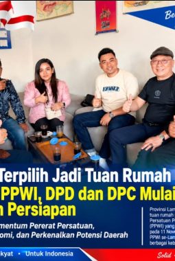 Lampung Jadi Tuan Rumah HUT ke-19 PPWI, Husin Muchtar: Momentum Mempererat Persatuan dan Berdampak bagi Ekonomi Daerah