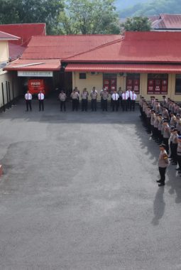 Apel Perdana Kapolres Sibolga, AKBP Budi Prasetyo Tekankan Disiplin dan Pelayanan Humanis