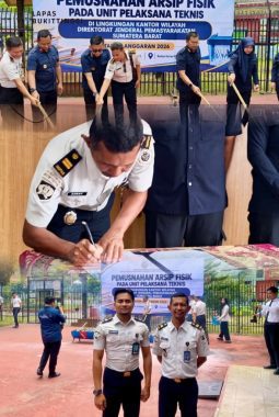Wujudkan Administrasi Akuntabel, Lapas Bukittinggi Ikut Pemusnahan Arsip di Kanwil Ditjenpas Sumbar