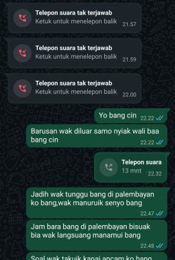 SETELAH VIRAL PLESTERAN IRIGASI MONDAK PILADANG BISA DIKUPAS TANGAN, PEMBORONG DIDUGA ALIHKAN ISU DAN TANTANG WARTAWAN: “TUNGGU SAYA DI PALEMBAYAN