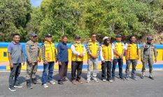 Wakil Bupati Pulau Taliabu La Ode Yasir Bersama Kadis PUPR Dampingi Tim Balai Maluku Utara Meninjau Dua Jembatan Kasango & Beringin Jaya