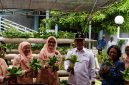 Peluncuran program tanaman hidroponik di lingkungan Kantor Pusat BKN. (Dok. Istimewa)