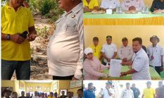 Wakil Bupati Pulau Taliabu La Ode Yasir Kembali Melaksanakan Kegiatan Penyerahan Lokasi KNMP Desa Kasango Kecamatan Taliabu Barat Laut