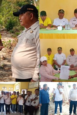 Wakil Bupati Pulau Taliabu La Ode Yasir Kembali Melaksanakan Kegiatan Penyerahan Lokasi KNMP Desa Kasango Kecamatan Taliabu Barat Laut