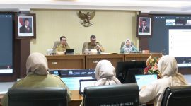 Rapat Sinkronisasi Program/Proyek Strategis Nasional dengan Rencana Tata Ruang di Kawasan Pantai Utara Jawa yang digelar Direktorat Jenderal Bina Pembangunan Daerah Kemendagri menggelar. (Dok. Evi/ Bina Bangda - Kemendagri)
