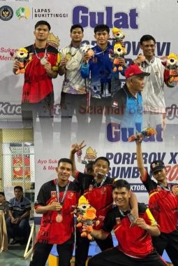 Bukan Hanya di Tugas, Juga di Matras! Miko Sihaloho Buktikan Diri Harumkan Nama Lapas Bukittinggi di Ajang  Porprov Sumbar 2026