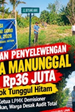 Uang Publik Dipertanyakan, Warga Dadok Tunggul Hitam Tuntut LPJ dan Audit Total